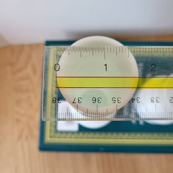 2 Vintage Milk Glass Stars and Bars Vase, Ribbed Bud Vase - Picture 9 of 9